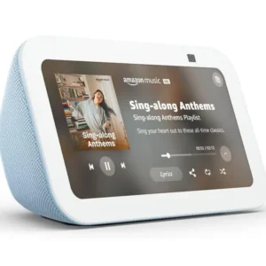 Inteligentny wyświetlacz Amazon Echo Show 5 z asystentką głosową Alexa.